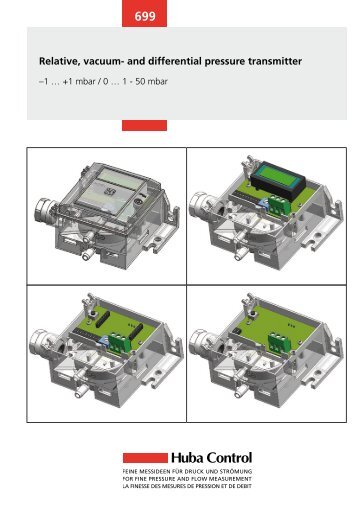 Relative, vacuum- and differential pressure transmitter