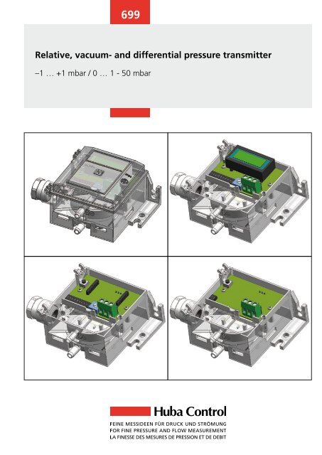 Relative, vacuum- and differential pressure transmitter