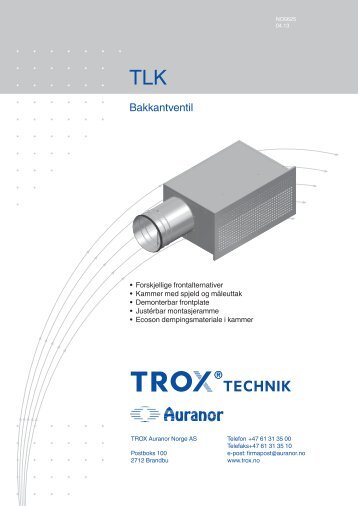 LÃV-R TLK - TROX Auranor Norge as