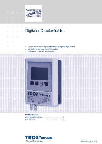 Digitaler DruckwÃ¤chter