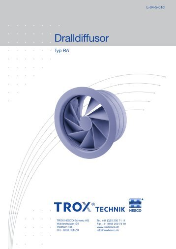 Dralldurchlass Typ RA - Trox