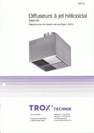 Brochure technique SÃ©rie VD - Trox