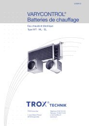 Brochure technique Batteries de chauffage