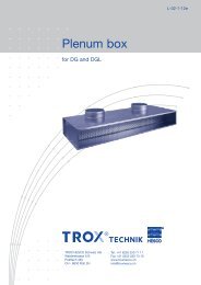 Plenum box for DG and DGL - TROX HESCO Schweiz AG