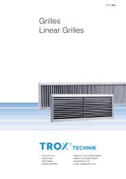 Grilles Linear Grilles - TROX