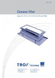 Grease filter - TROX HESCO Schweiz AG