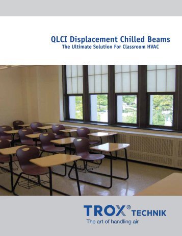QLCI Displacement Chilled Beams - TROX