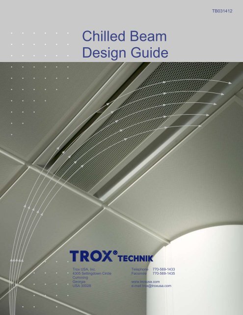 Chilled Beam Design Guide - TROX