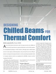 ASHRAE Journal: Designing Chilled Beams for Thermal ... - TROX