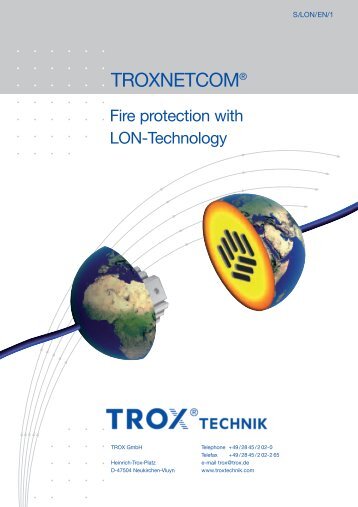 Fire protection with LON technology - TROX