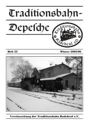 Heft 55 â Winter 2005/06 - Traditionsbahn Radebeul eV