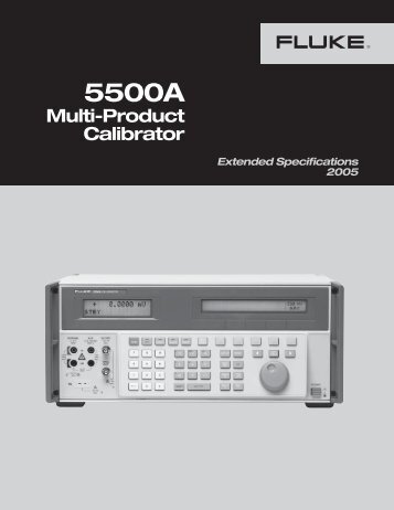 5500A Specifications
