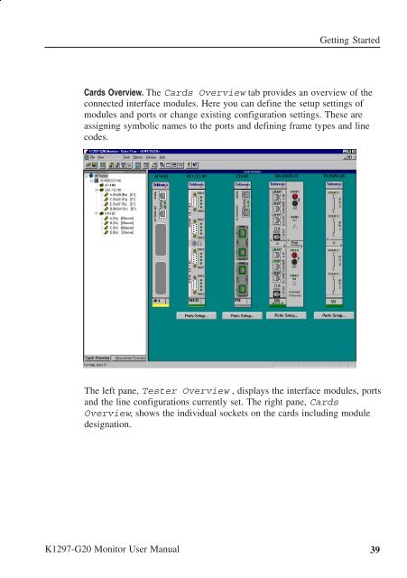 User Manual K1297-G20 Monitor Protocol Tester ... - TRS-RenTelco