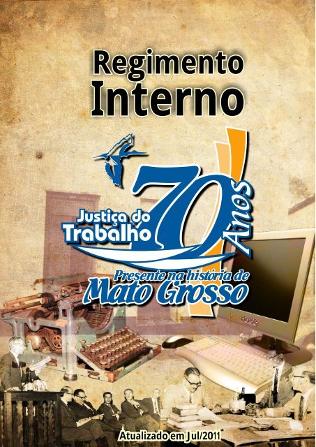 Regimento Interno - Tribunal Regional do Trabalho - 23Âª RegiÃ£o