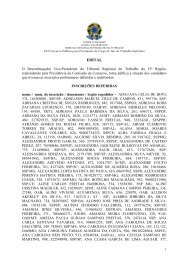 Edital n° 3 - Tribunal Regional Federal da 4ª Região