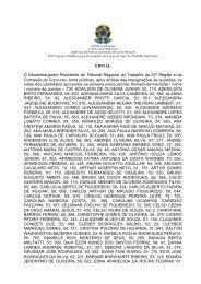 Edital n° 3 - Tribunal Regional Federal da 4ª Região