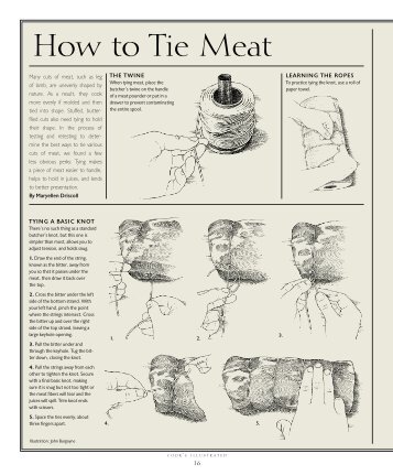 How to Tie Meat - Tru-Burn