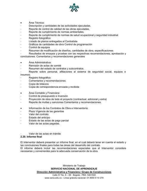 documento adicional - Sena