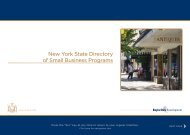 New York State Directory of Small Business Programs