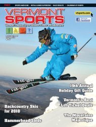 December 2009 - Vermont Sports Magazine
