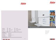 Light Commercial Products - Alpha boilers