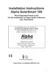 SolarSmart In-roof Flashing Kit Installation Instructions