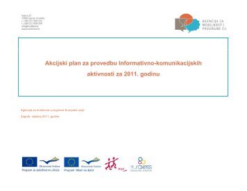 Akcijski plan za provedbu Informativno-komunikacijskih aktivnosti za ...