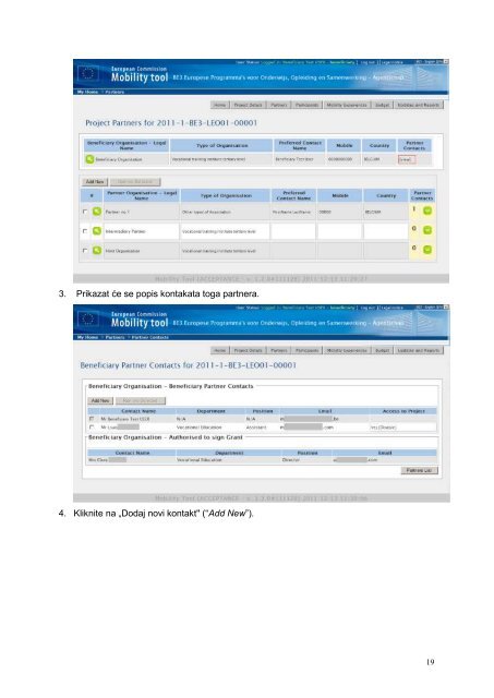 Mobility Tool Beneficiary User Manual - Agencija za mobilnost i ...