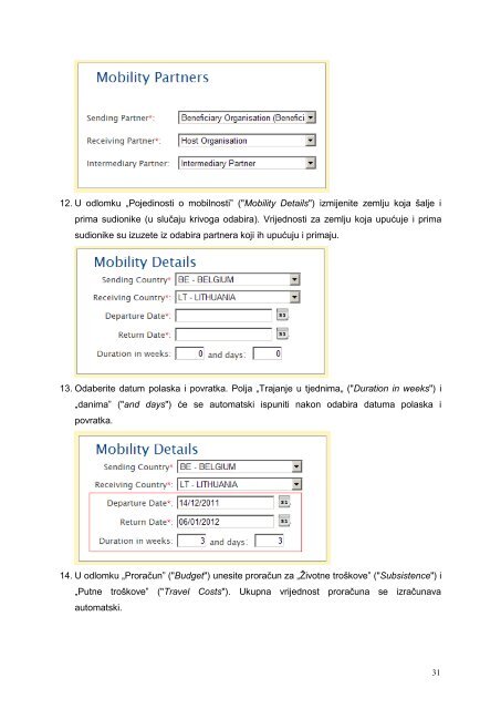 Mobility Tool Beneficiary User Manual - Agencija za mobilnost i ...
