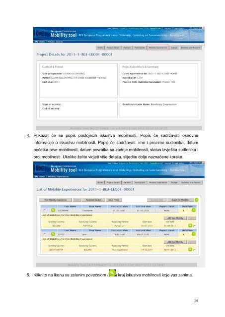 Mobility Tool Beneficiary User Manual - Agencija za mobilnost i ...