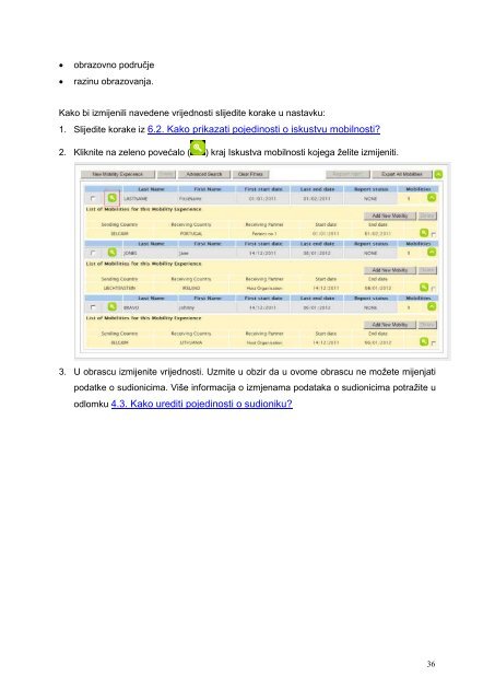 Mobility Tool Beneficiary User Manual - Agencija za mobilnost i ...