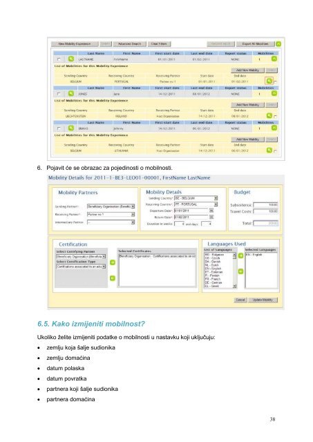 Mobility Tool Beneficiary User Manual - Agencija za mobilnost i ...