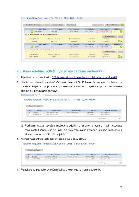 Mobility Tool Beneficiary User Manual - Agencija za mobilnost i ...