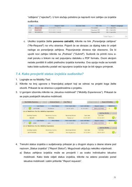 Mobility Tool Beneficiary User Manual - Agencija za mobilnost i ...