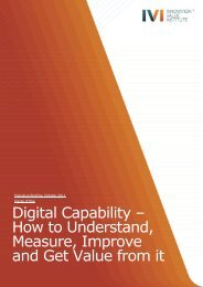 Digital Capability - IVI Innovation Value Institute - National University ...