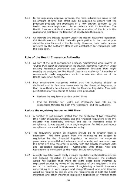 Competition in the Irish Private Health Insurance Market