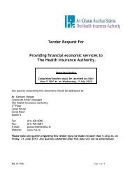 Tender Request For Providing financial economic services to The ...