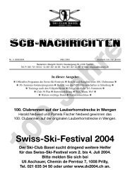 Ausgabe 2003/2004 Nr. 4 - Ski-Club Basel