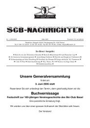 Ausgabe 2004/2005 Nr. 4 - Ski-Club Basel
