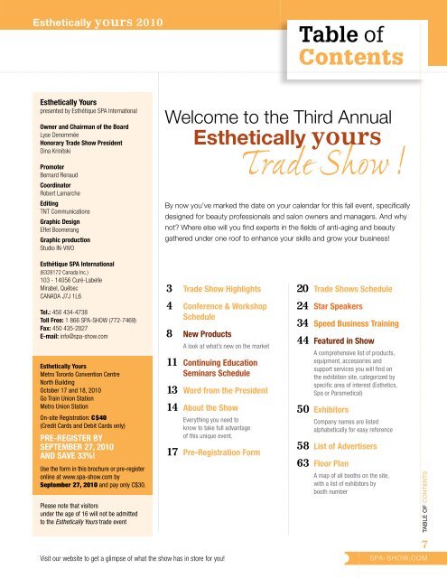 Toronto - Esthetique SPA International