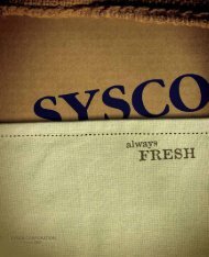 Download PDF Summary Report - Sysco