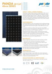 Datasheet (INT) - Yingli Solar