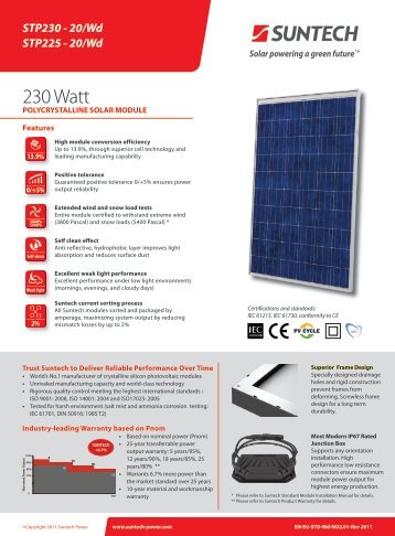 230 Watt - Mobis solar