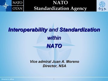 NATO Standardization Agency - The Bolin Group