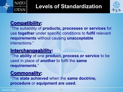 NATO Standardization Agency - The Bolin Group