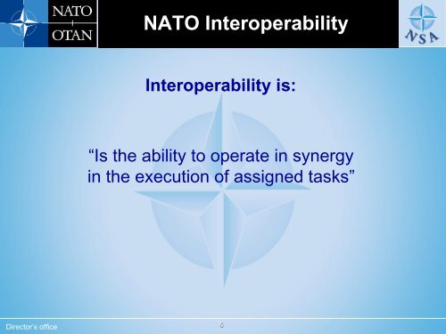 NATO Standardization Agency - The Bolin Group