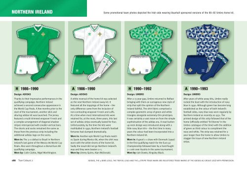 Northern Ireland - True Colours Football Kits