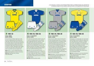 EVERTON - True Colours Football Kits