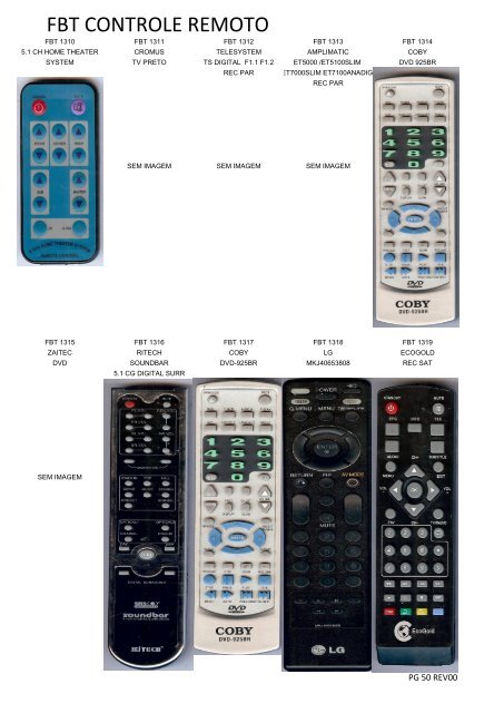 FBT CONTROLE REMOTO