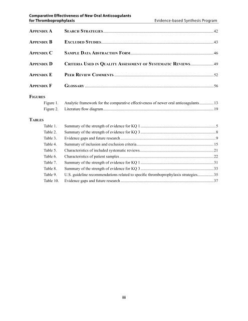 Comparative Effectiveness of New Oral Anticoagulants for ...